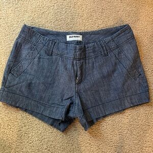 Old Navy Blue Jean Shorts with Cuffed Hem